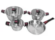 Bộ Nồi Chảo Inox KimsCook Next Style 7 Món FS-NI-07-07-01