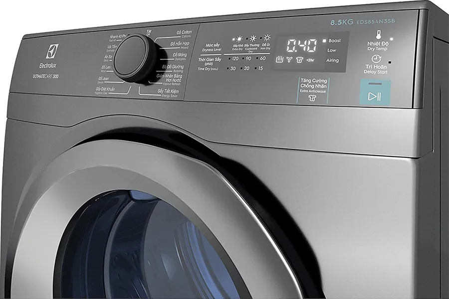 Máy Sấy Thông Hơi Electrolux 8.5 Kg EDS854N3SB
