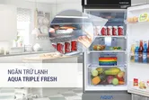 Bạn đ&atilde; biết những t&iacute;nh năng "thần th&aacute;nh" đến từ ngăn Triple Fresh của tủ lạnh AQUA hay chưa?