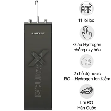 Máy Lọc Nước Ion Kiềm Hydrogen UltraX Sunhouse SHA8823LA