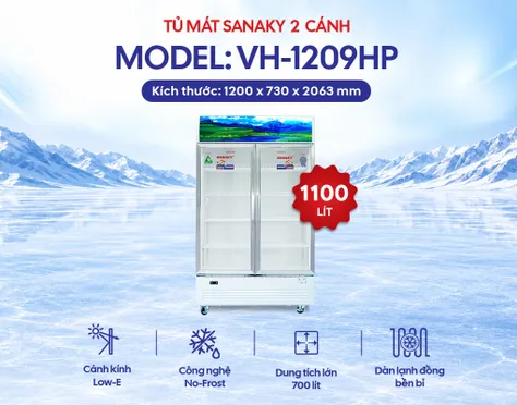 Tủ Mát Sanaky 1100 Lít VH-1209HP 0