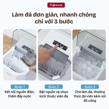Máy Làm Đá Fujihome IM12N 10