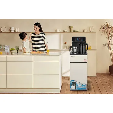Cây Nước Nóng Lạnh Bình Âm Kết Hợp Bàn Pha Trà Cafe Fujihome TBD22 1