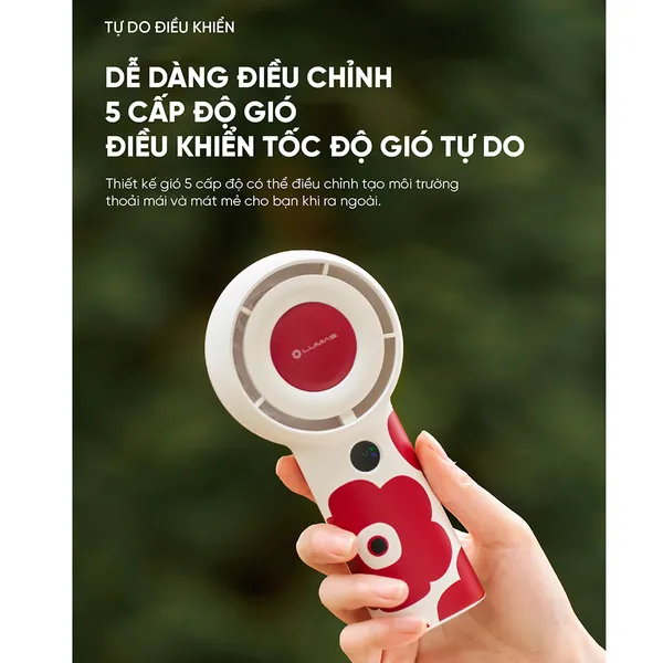 Quạt Cầm Tay Mini Lumias X6 PRO Màu Hồng