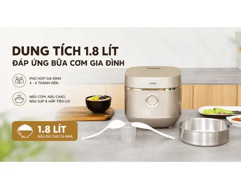 Nồi Cơm Điện Tử Joyoung JNRC-502 Dung Tích 1.8 Lít 5
