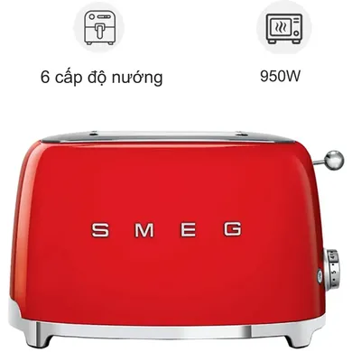 Máy Nướng Bánh Mì SMEG TSF01RDEU- Đỏ