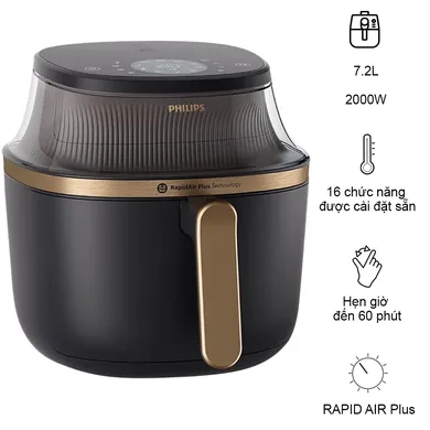 Nồi Chiên Không Dầu Philips NA342/00 7.2 Lít