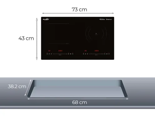 Bếp Đôi Điện Từ Hồng Ngoại Magic Eco AC-221 - Xuất Xứ Thái Lan 5