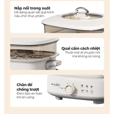 Nồi Hấp Lẩu Magic Eco AC-281 14