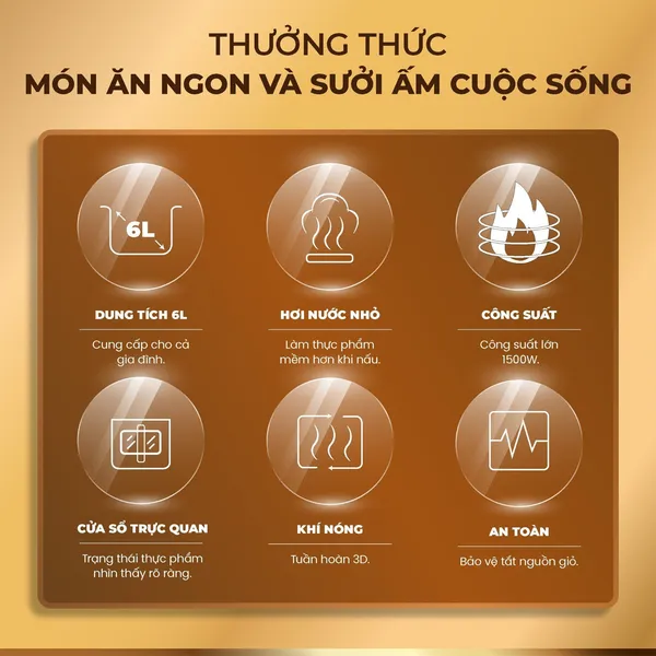 Nồi Chiên Không Dầu Masuto MSChef 6.0 Lít