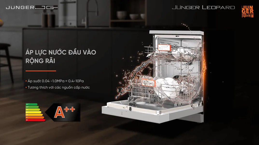 Máy Rửa Bát Junger DWJ-140 - Xuất Xứ Thái Lan