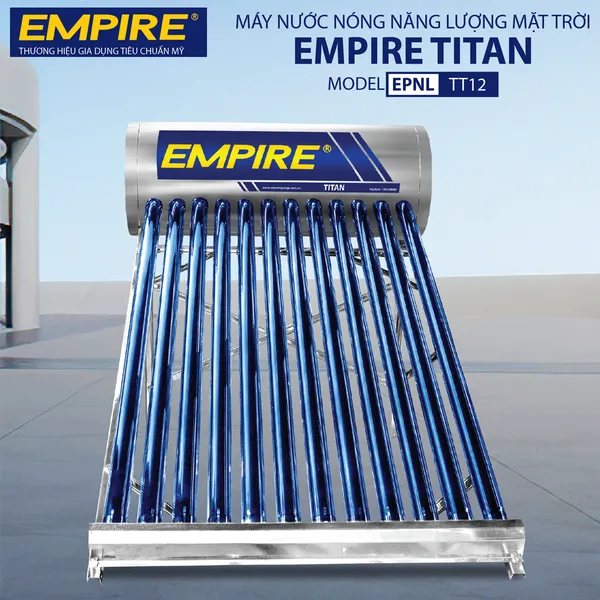 Máy Nước Nóng Năng Lượng Mặt Trời Empire Titan EPNL-TT-1213 130 Lít