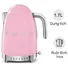 Ấm Đun Chỉnh Nhiệt Độ Smeg Hồng KLF04PKEU (535.44.046)