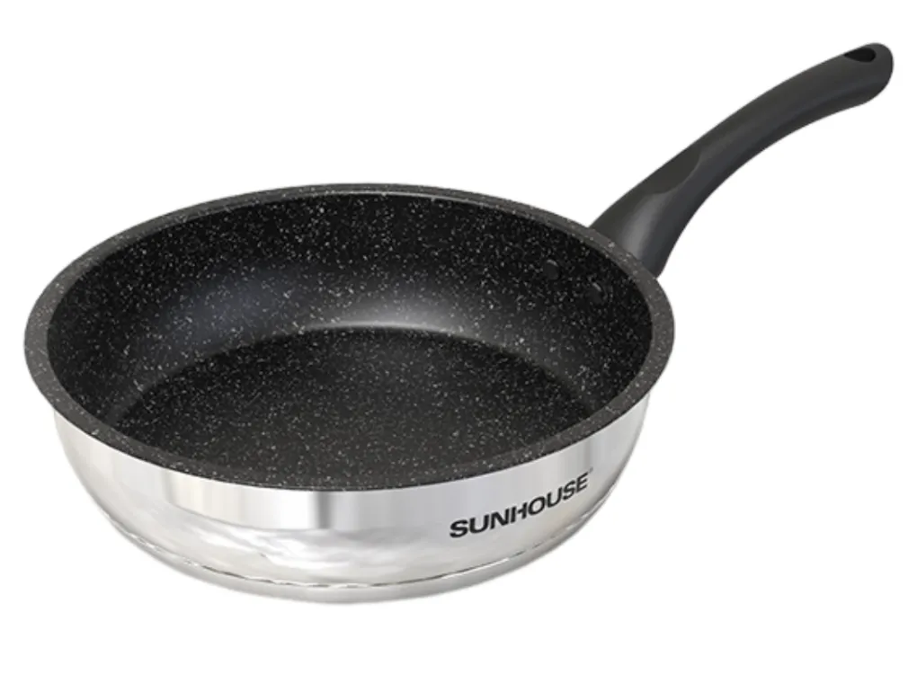 Chảo Inox 5 Đ&aacute;y IN16M4