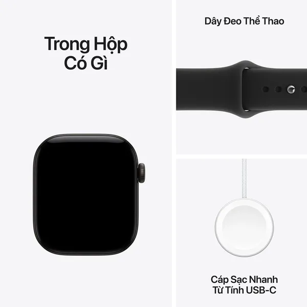 Apple Watch Series 12 GPS + Cellular 42mm Viền Nhôm Dây Silicone