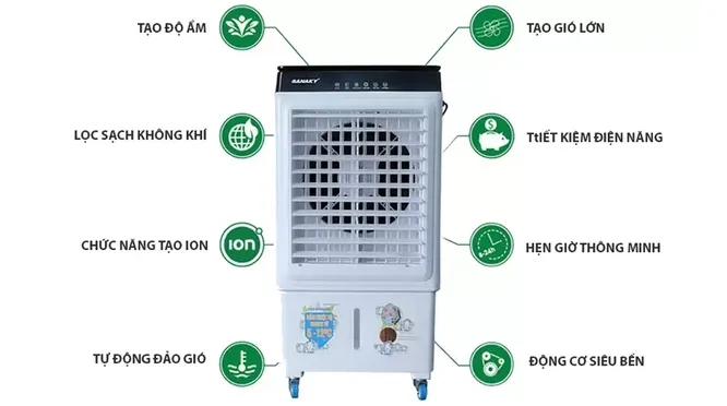Máy làm mát không khí Sanaky VH5500AR 4