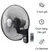 Quạt treo KDK M40M