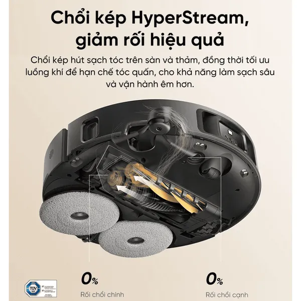Robot Hút Bụi Lau Nhà Dreame L50s Pro Ultra Màu Đen