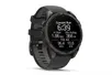Garmin Fenix 8 Sapphire 47mm Viền Titanium Dây Silicone