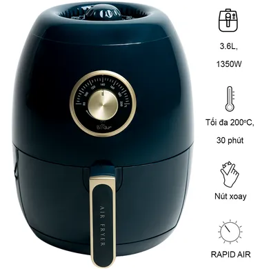 Nồi Chiên Không Dầu Bear QZG-A14D1 - Hàng Quốc Tế - Bản Tiếng Anh
