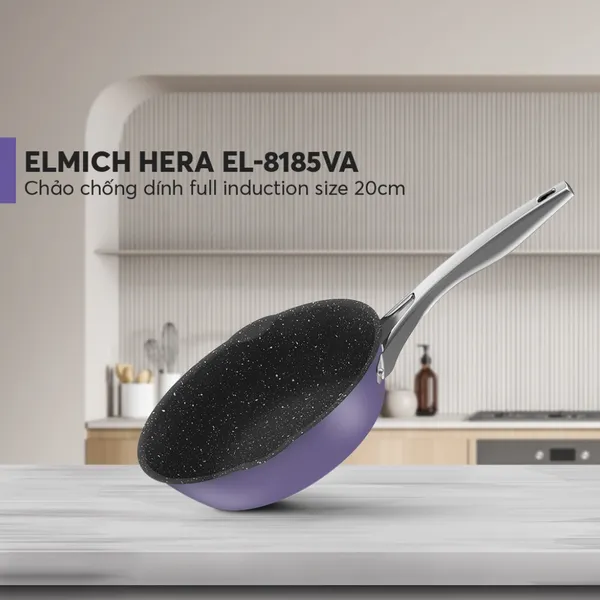 Chảo Chống Dính Full Induction Elmich EL-8185VA Size 20cm