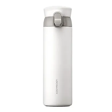 Bình Giữ Nhiệt Lock&Lock Wannabe One Touch 450ml LHC3240WHT Màu Trắng