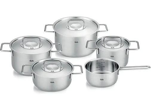 Bộ Nồi Fissler Pure 5 Món Nắp Inox Có Quánh - Nhập Khẩu Đức 0