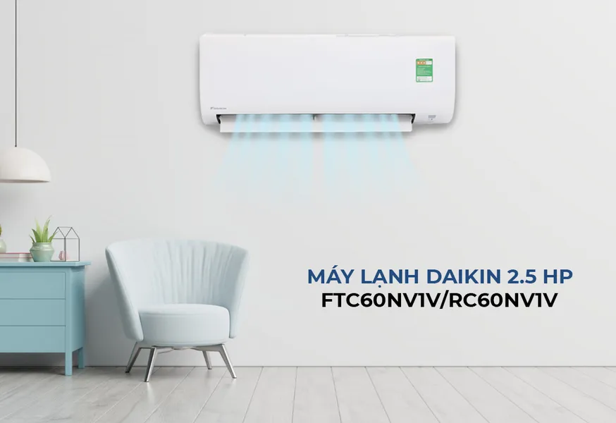 Máy lạnh Daikin 2.5 Hp FTC60NV1V/RC60NV1V