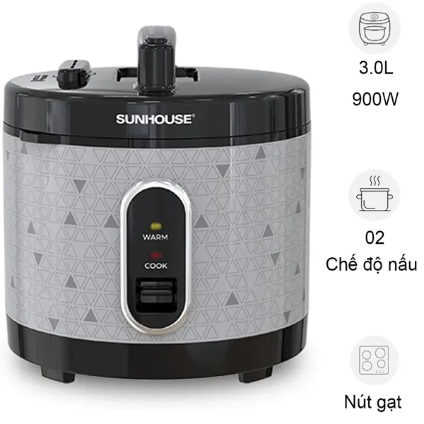 Nồi Cơm Điện Sunhouse SHD8305 3 Lít