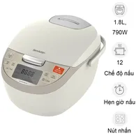 Nồi Cơm Điện Tử Sharp KS-COM193EV-GL 1.8 Lít