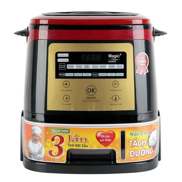 Nồi Cơm Giảm Đường Magic A-510 1.5 lít