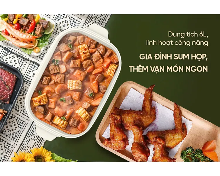 Nồi Lẩu Điện Sunhouse SHD4560 6 Lít