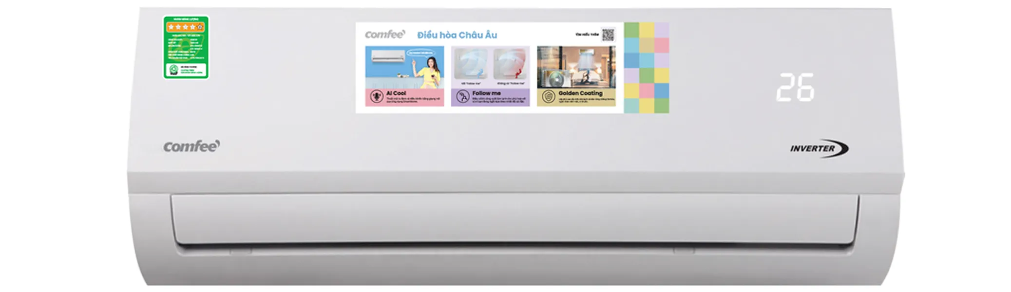 Máy Lạnh Comfee Inverter 1 Hp CFS-10VAFF-V