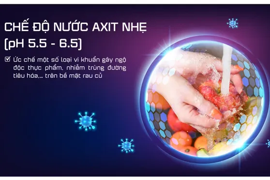 Máy Lọc Nước Điện Giải iON Kiềm Hydrogen Nóng Lạnh Nguội Mutosi MP-P89K 9 Lõi 3 Tấm Điện Cực 14