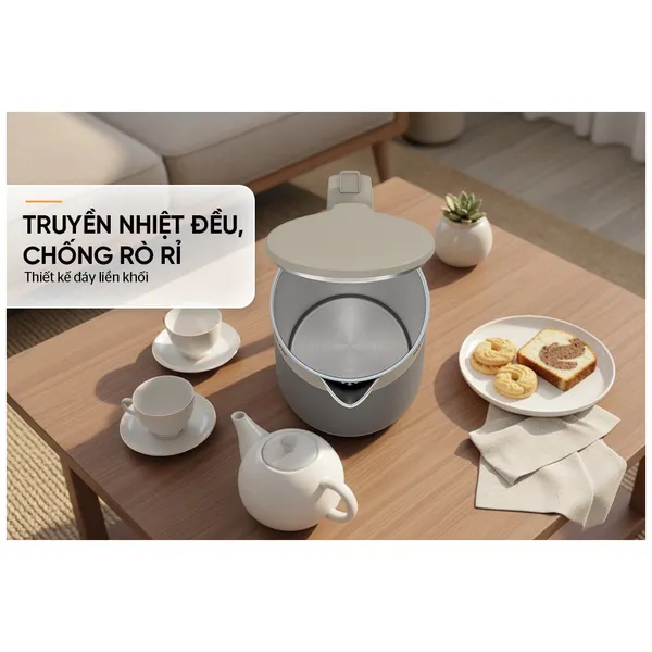 Ấm Siêu Tốc Inox 3 Lớp 1.8 Lít Sunhouse SHD1376