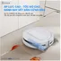 Robot Hút Bụi Lau Nhà Ecovacs T80 Max Omni White