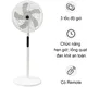 Quạt Đứng Có Remote Điều Khiển Perfect PF-QD310