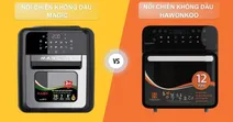 So s&aacute;nh nồi chi&ecirc;n kh&ocirc;ng dầu Magic v&agrave; Hawonkoo