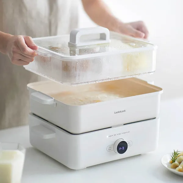 Nồi Lẩu Đa Năng Locknlock Multicooker EJP154IVY 4.5 Lít