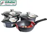 Bộ Nồi Chảo Hợp Kim Nhôm Đúc Đáy Từ Tithafac TF01