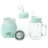 Máy Xay Sinh Tố Bear Gồm Hai Cối Rời LLJ-C04W1, Màu Xanh - Hàng Quốc Tế - Bản Tiếng Anh