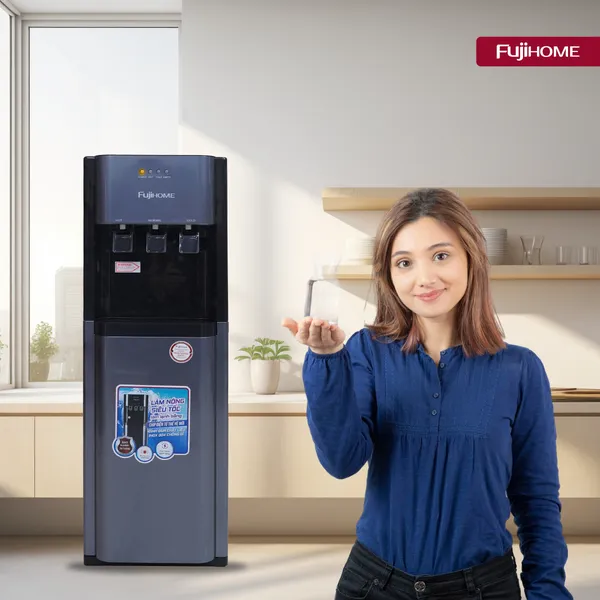 Cây Nước Nóng Lạnh Bình Âm Cao Cấp Fujihome WD211UE