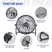 Quạt Chân Quỳ Năng Lượng Mặt Trời Kitawa 30W SF1.30 2