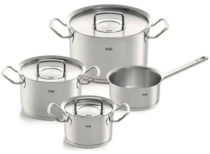 Bộ Nồi 4 Món Fissler OPC2 Nắp Inox - Nhập Khẩu Đức