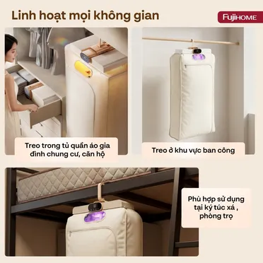 Máy Sấy Quần Áo Và Khử Trùng UV Gấp Gọn Fujihome FCD16 9