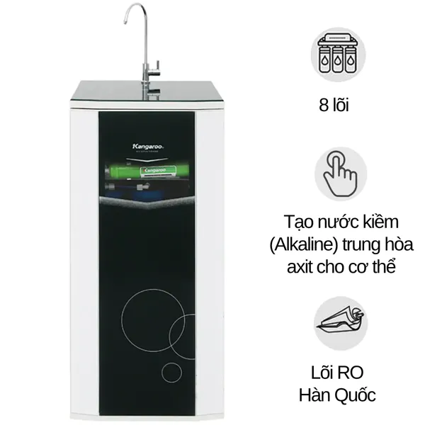 Máy lọc nước R.O Kangaroo KG109A VTU-XANH 9 lõi