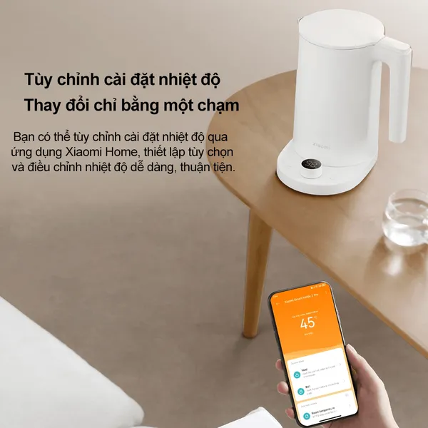 Ấm Đun Nước Xiaomi Smart Kettle 2 Pro EU (BHR9107EU) 1.7 Lít