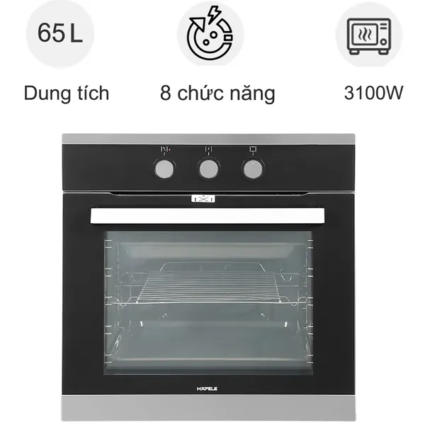 Lò Nướng Âm Hafele HO-K60B (534.05.581) 65 Lít - Xuất Xứ Ba Lan