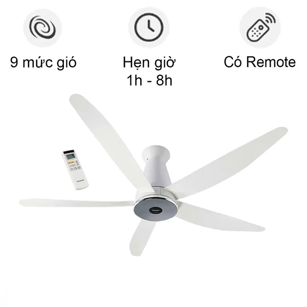 Quạt Trần Panasonic F-60XDN-W 37W