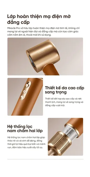 Máy Sấy Tóc Tốc Độ Cao Dreame Hair MiraclePro AHX30